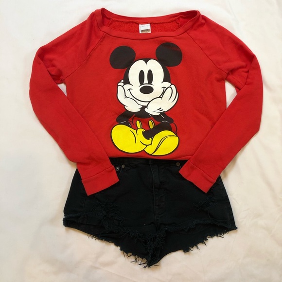Disney Tops - Disney Mickey Mouse Long Sleeve Shirt